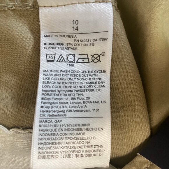 GAP Downtown Khaki Straight-Leg Pants (NWT) | Size 10 - Picture 8 of 9